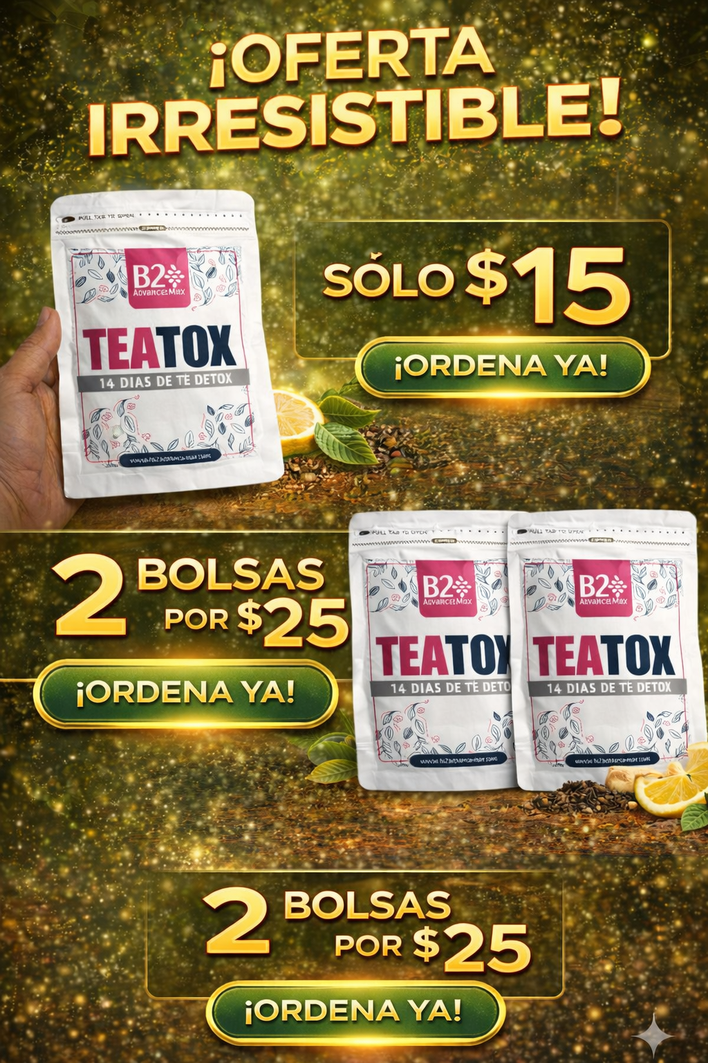 TEATOX X 14 DIAS